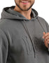 Sudadera con capucha LEE en color gris para caballero